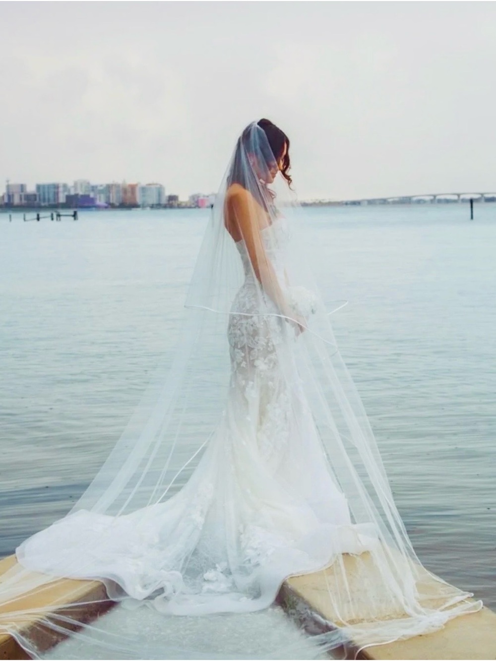 Toni Federici Rome Cathedral Veil NEW